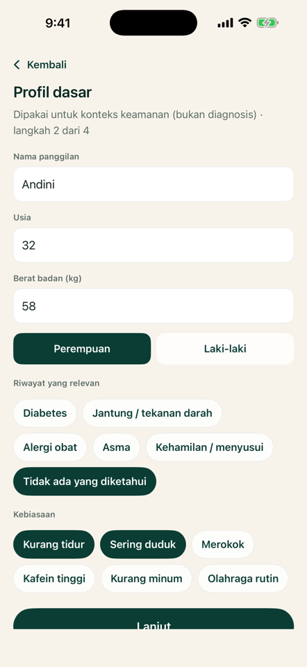 Data dasar