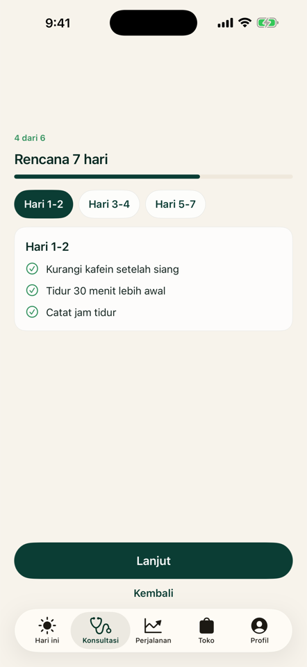 Rencana tidur
