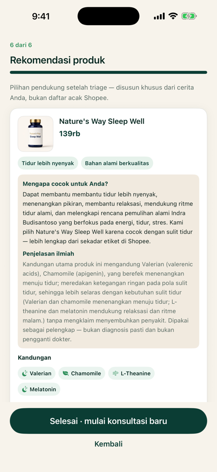 Produk tidur