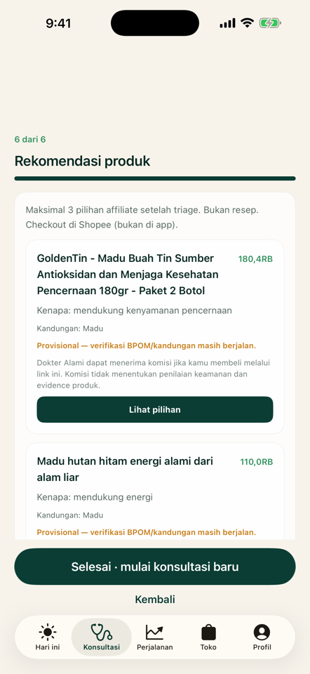 Produk pilek