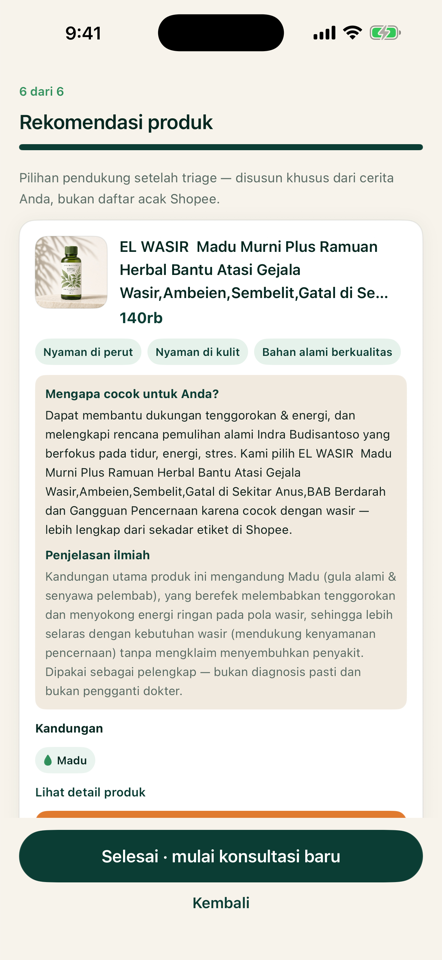 Produk wasir